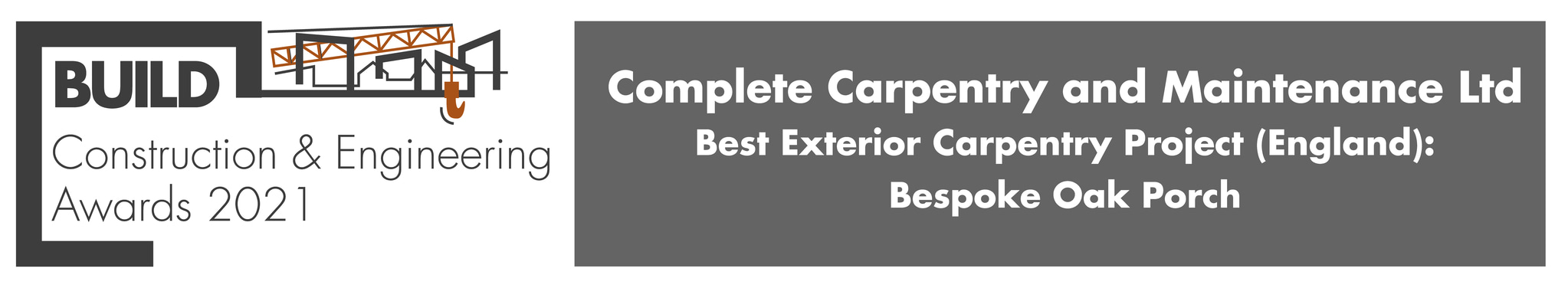 BUILD Construction & Engineering Awards Winner